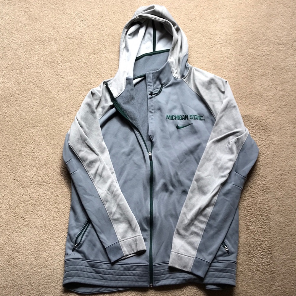 Men’s Michigan State Nike Elite zip up hoodie